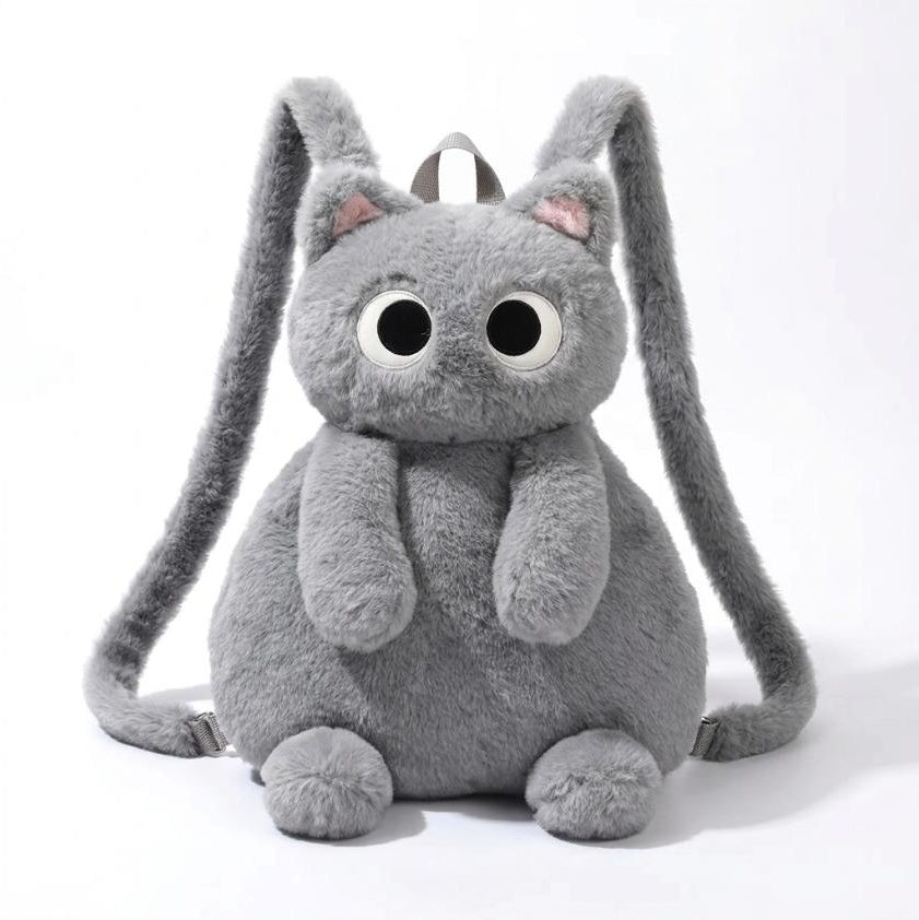 Plush Cat Backpack